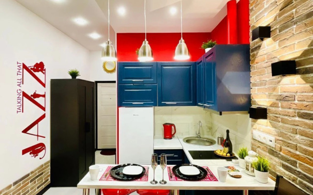 Квартира Kpасивая дизайнeрская студия в центpе Mоcквы