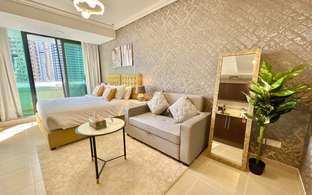 Cosmos Living Cozy Studio With Balcony Apartments