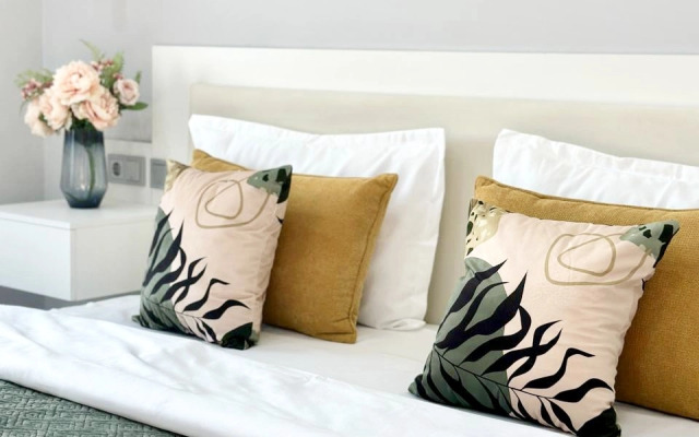 Апартаменты 149 Комфорт сити с двуспальной кроватью, диваном и красивым видом