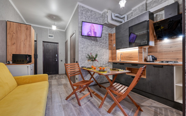 Квартира 1-ком с видом на горы