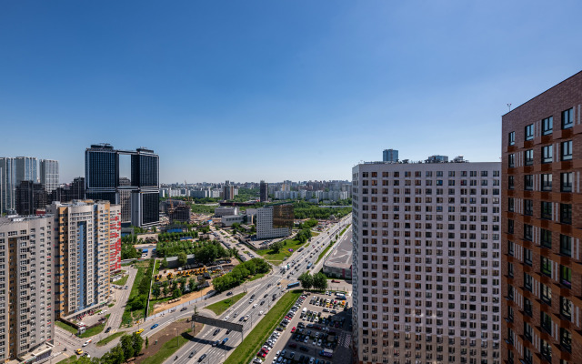 Lavandovye Sny - krasivyj vid na gorod s 31 etazha Flat