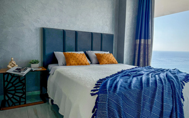 Апартаменты 1+1 Qoople Cebeci Towers B-100 с видом на море