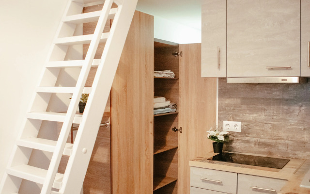 Апартаменты Двухуровневая студия с видом на Невский