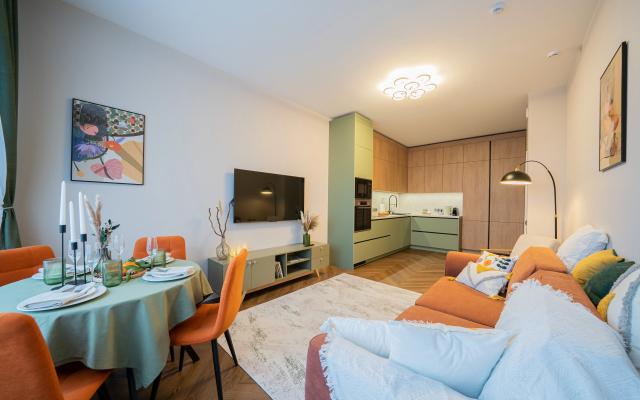 Квартира Евродвушка с видом на Неву