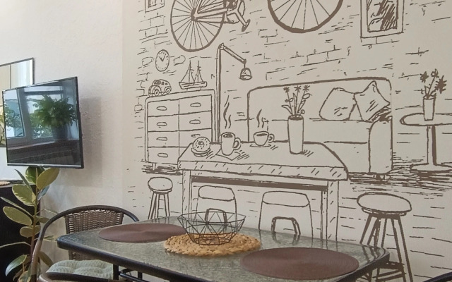 Tsentr Atmosfernaya Studiya na 4-m Etazhe Flat