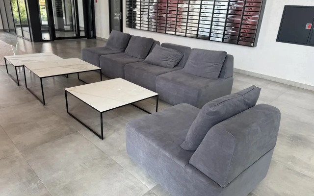 Квартира студия Мятный лён на 31 этаже рядом с Тинькофф холл