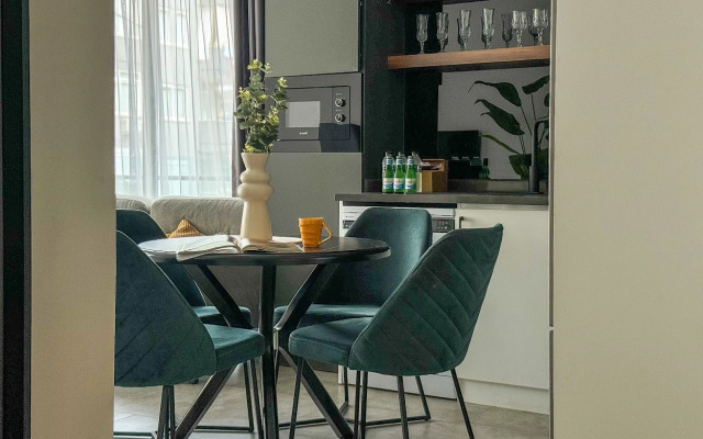 Апартаменты 1+1 Qoople Prive 11 рядом с морем