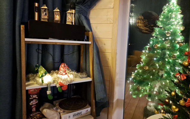 Частный дом для отдыха с гриль-мангалом, костровой и батутом