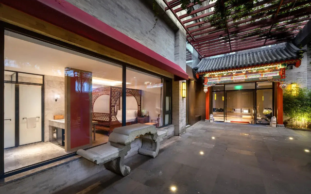 Отель Manxin Mansion Beijing Shichahai Park Nanluoguxiang