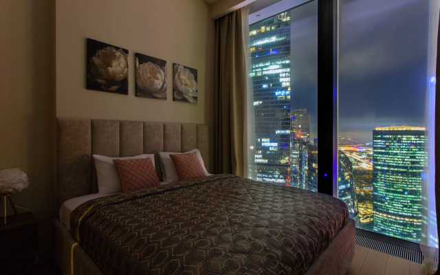 Апартаменты Sky City Moscow Роскошный апартамент с видом на башни на 61 этаже!