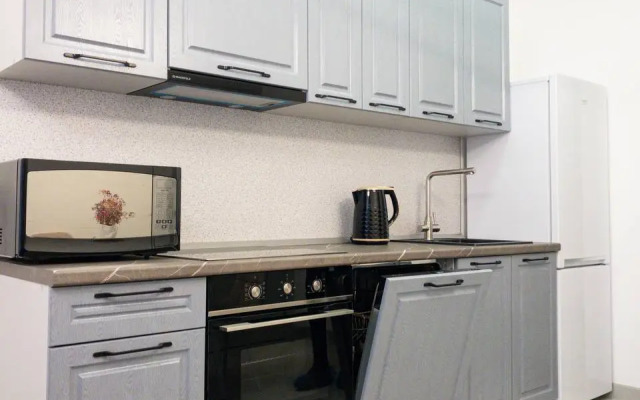 Апартаменты двухкомнатные с двумя кроватями, гардеробной и кухней-гостиной