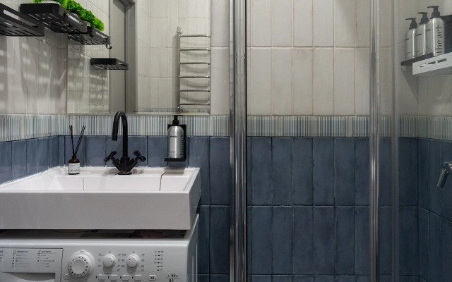 Апартаменты KeyGo #1010 Студия рядом с метро Окружная