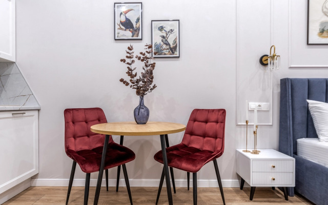 Апартаменты Четырёхместная Студия Новая Стильная на Жуковского 7