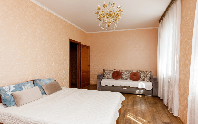 Квартира однокомнатная 45 м² 2 кровати