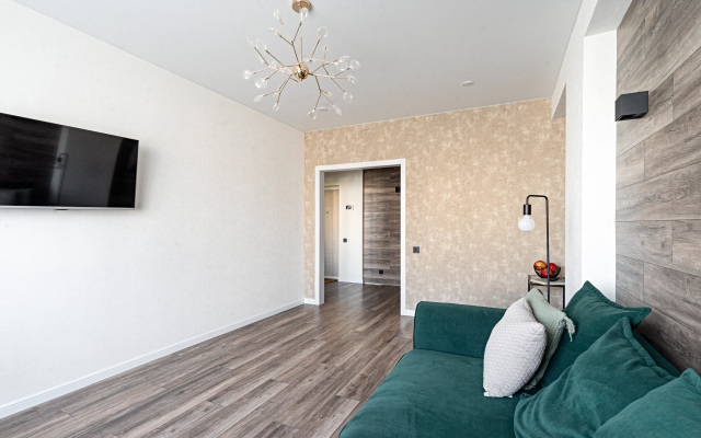 Kazanskij priem Trekhkomnatnye uiutnye Bokho Okolo Mega Moll Apartments
