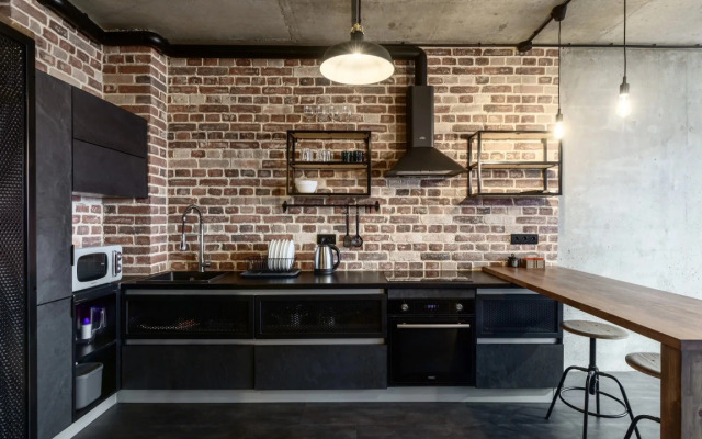 Апартаменты Дом у Дона Студия Лофт на 19 этаже с видом на ДОН