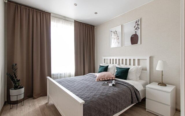 Piter Apartments evrodvushka Solnechnye v ZHK Vremena Goda Flat