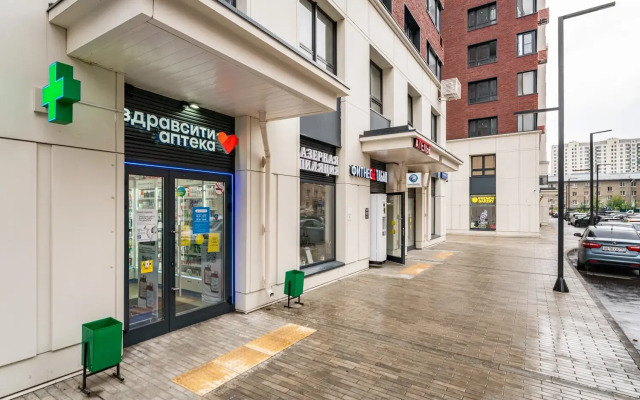 Апартаменты Светлая Студия Рядом с Метро Нижегородская