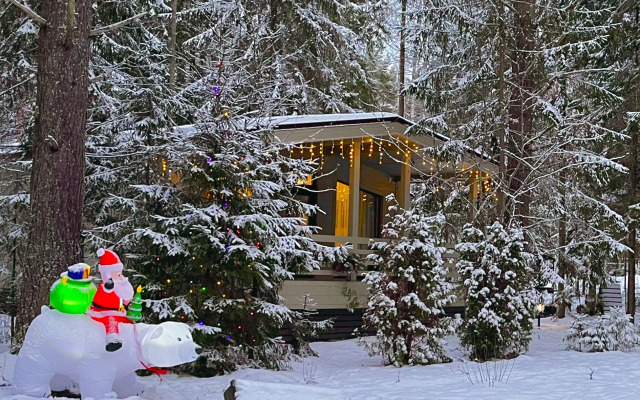 Лесной домик на берегу Озера Волго на Селигере - коттеджи Сосновый бор
