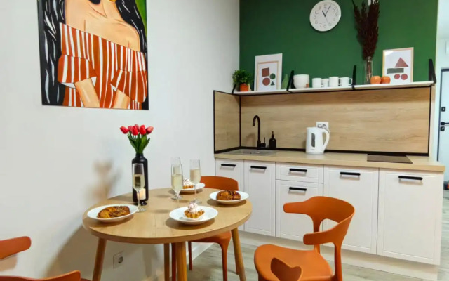 Квартира Уютная Студия в Новом Микрорайоне ЖК Домашний