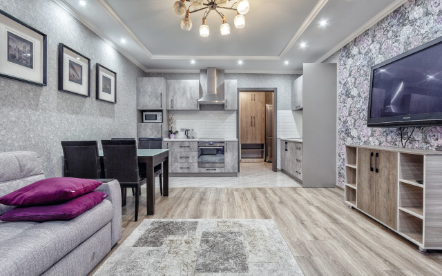 Апартаменты 42 Самый центр, вид на горы