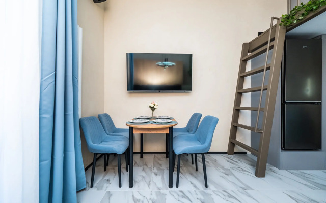 Апартаменты Двухуровневая Дизайнерская Студия