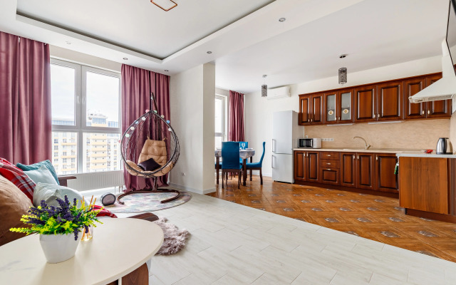 Апартаменты на Высоте 23 Этажа Юг Апарт