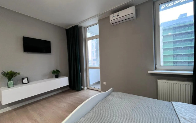 Квартира Лучшая Студия Для Двоих С Балконом Посуточно