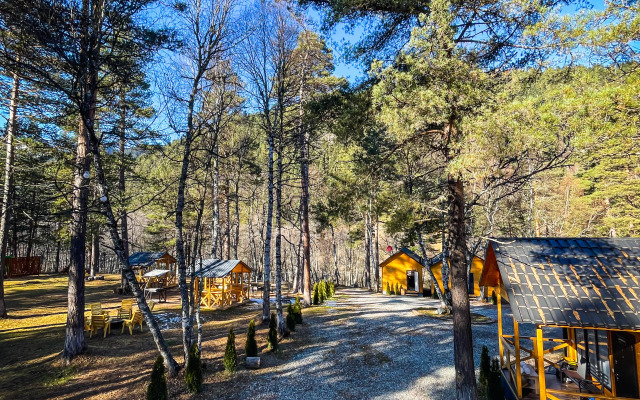 Шале Хвоя однокомнатное с видом на реку