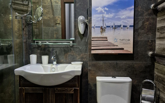 Апартаменты стильныес видом на лес