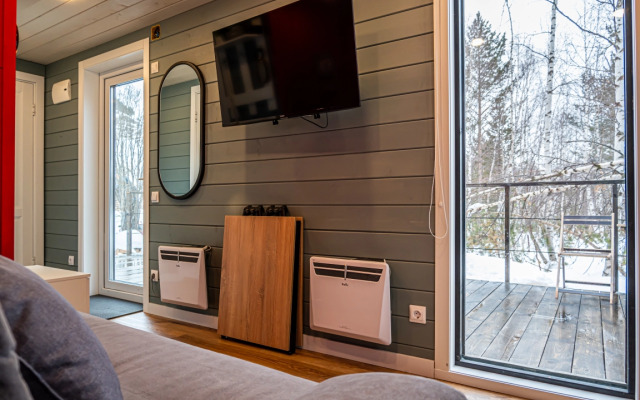 Коттедж Премиум с Терассой и Красивым Видом в Терсколе от Квартирукинг