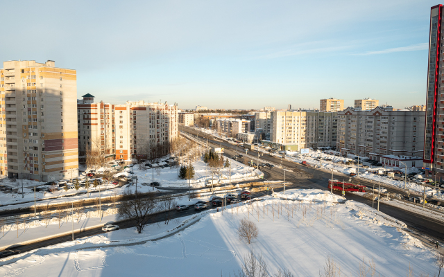 Апартаменты KazanHome Новая квартира с гостиной, спальней и отдельной кухней