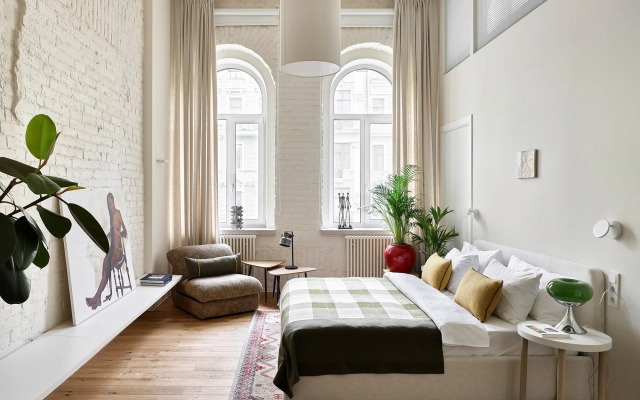 Квартира дизайнерская двухуровневая в центре Петербурга