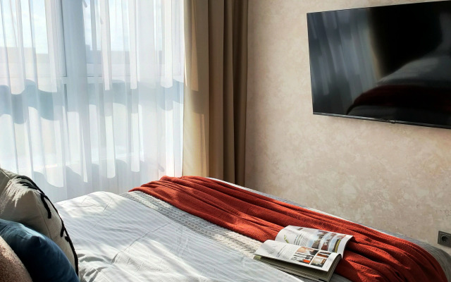 Квартира с красивой террасой на крыше дома в Белгороде