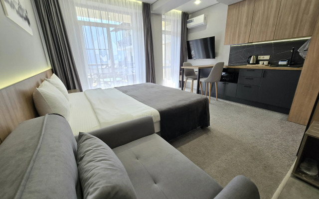 Апартаменты Панорама Ачишхо номер Superior с балконом и видом на горы