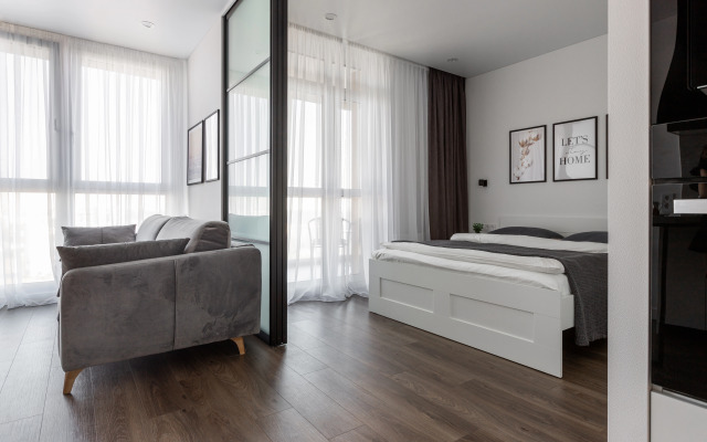 Sovremennyye Apartamenty s Vidom na Natsional'nuyu Biblioteku Apartment