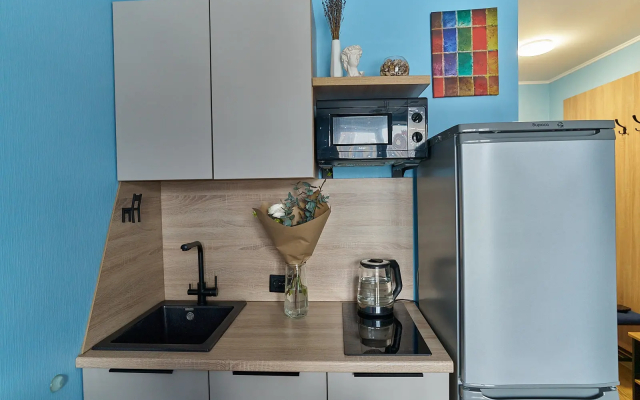 Апартаменты Уютная студия с панорамным окном