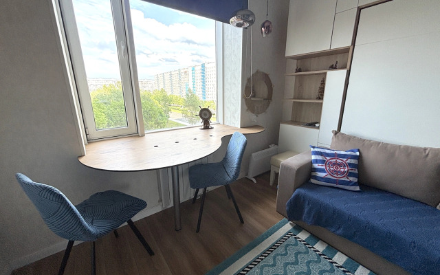 Апартаменты Двухместная студия с кухней Волна