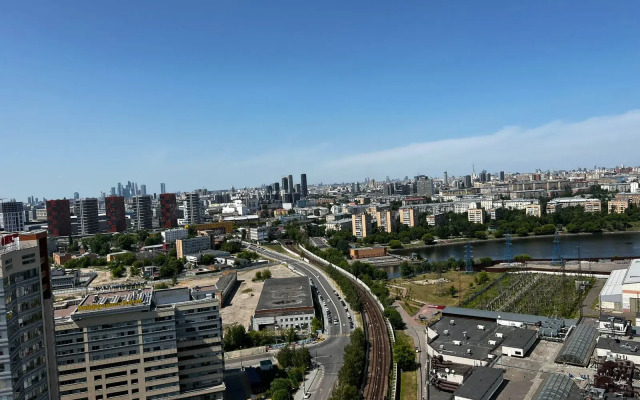 Студия Уютная с красивым видом у метро Технопарк