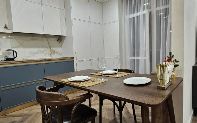 Квартира студия с дизайнерским ремонтом