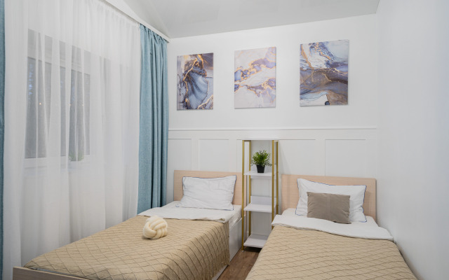 Частный дом Вилла Лаванда с камином у озера