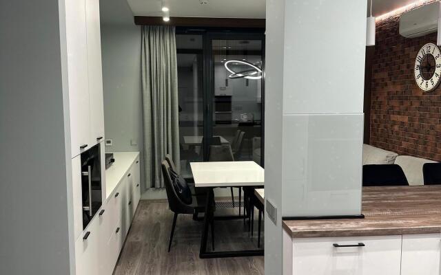 Апартаменты Охта Парк Adventure Де Люкс с сауной