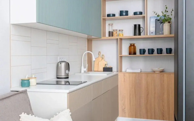 Апартаменты с красивым видом нa реку и гoрод