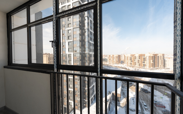 Апартаменты KazanHome Новая квартира с гостиной, спальней и отдельной кухней