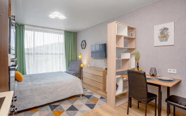 Апартаменты Mintroom с панорамными окнами в новом ЖК Оазис Русская, 95