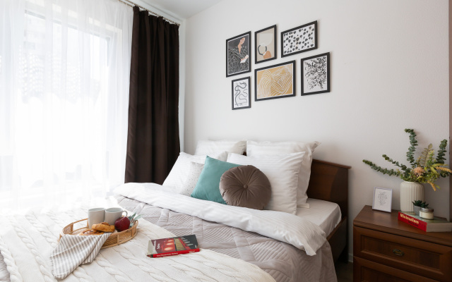 Апартаменты GOSTIO студия в ЖК Дмитровский Парк метро Яхромская