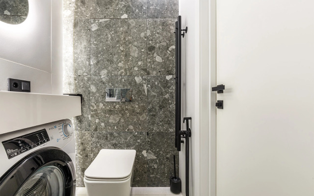 Апартаменты Комфортная студия на 35 этаже башни Оko