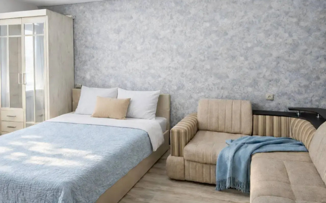 Квартира Однокомнатная Natalie Rooms рядом с парком культуры и отдыха им. М. Горького для 4 гостей