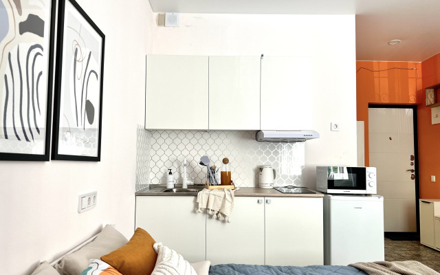 Kraski Voshoda s Dizajnerskim Remontom Apartments