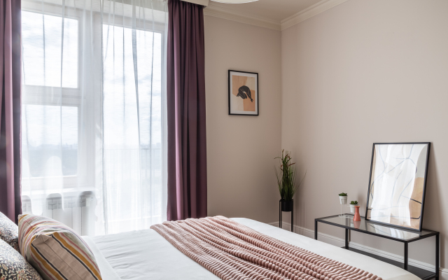 Квартира Moscow Deluxe Apartments Family Suite City View